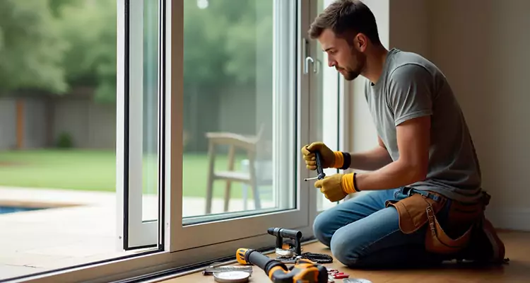 Squeaky Sliding Patio Doors in Ashland, CA