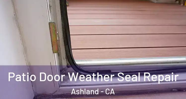  Patio Door Weather Seal Repair Ashland - CA