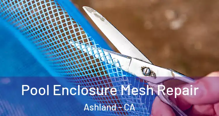  Pool Enclosure Mesh Repair Ashland - CA
